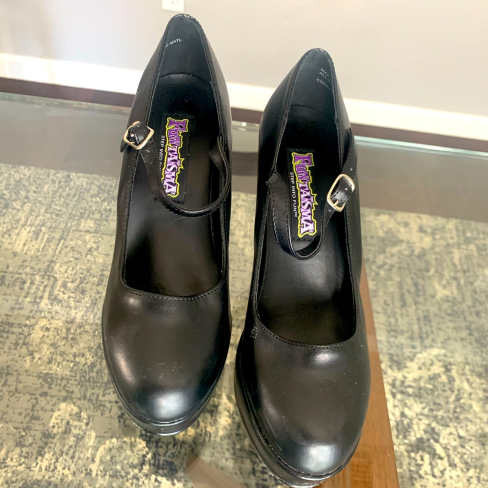 Funtasma Black Costume Platform Heels